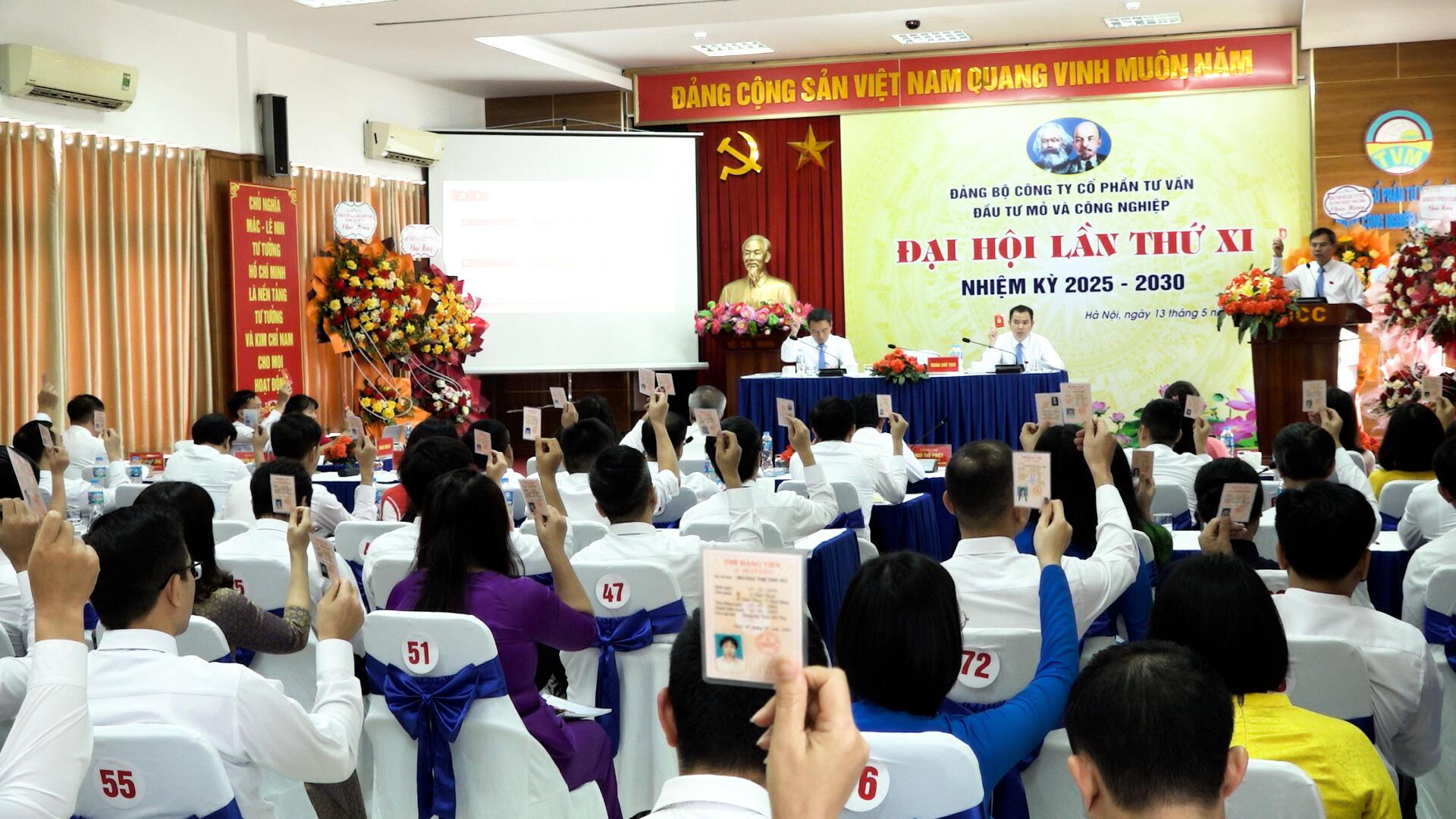 ĐẠI HỘI ĐẢNG BỘ CÔNG TY CỔ PHẦN TƯ VẤN ĐẦU TƯ MỎ VÀ CÔNG NGHIỆP LẦN THỨ XI, NHIỆM KỲ 2025-2030